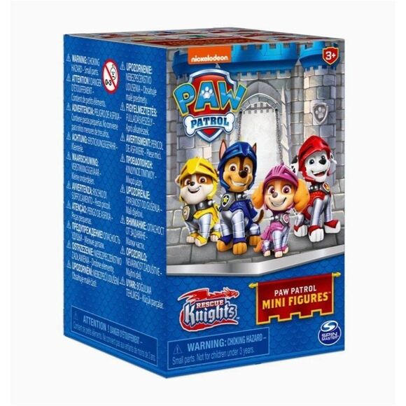 Nickelodeon Paw Patrol Rescue Knights Chase Mini Figure Castle Mystery Box New - Picture 6 of 8